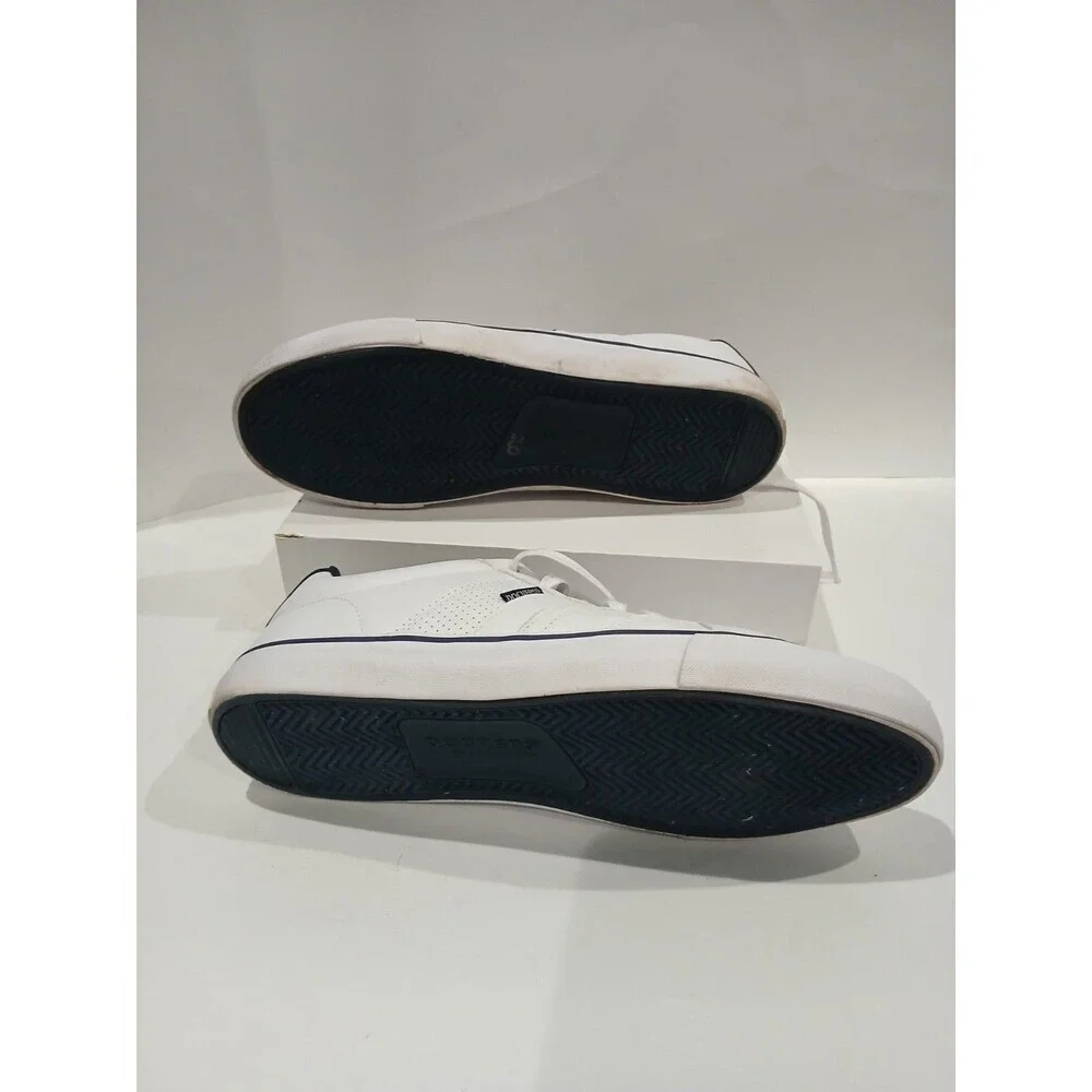 Dockers White Navy Casual Sneakers Men’s Size 11 Lace Up Low Top Shoes